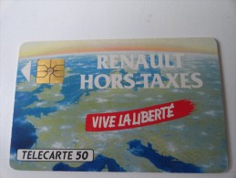 RENAULT HORS TAXES USED CARD - Telefoonkaarten Voor Particulieren