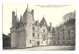 Cp, 37, Ussé, Le Château, La Cour D'Honneur - Autres & Non Classés