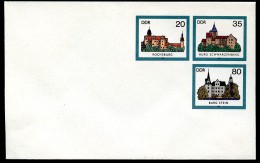 DDR U2 UMSCHLAG Burgen Der DDR ** 1985 Kat. 5,00 - Buste - Nuovi