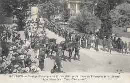 Bourges - Cortège Historique Du 29 Juin 1930 - Char Du Triomphe De La Liberté - Apothéose De "Trois Glorieuses" - Demonstrations