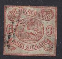 Germany (Braunschweig)  1852  (o) Mi.3 - Braunschweig