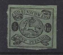 Germany (Braunschweig)  1861-63  (*)  MNG  Mi.10B  (signed See Scans) - Brunswick