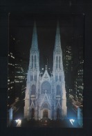 New York-saint Patrick's Cathedral-unused,perfect Shape - Churches