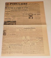 Le Populaire Du 19 Avril 1945 - Französisch