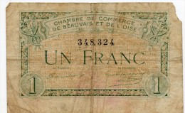 60 - Oise  - Beauvais - 1 Franc 1925 - Cámara De Comercio