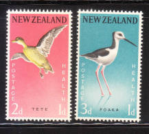 New Zealand 1959 Birds Health Stamps Mint Hinged - Nuovi