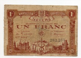 58 - Nevers - 1franc 1920 - Chambre De Commerce