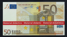 Typ A = Educativ Didactico Educational  "Spain 1999" 50 Euro, Billet Scolaire, Size 112 X 62 Mm, RRRRR, UNC - Otros