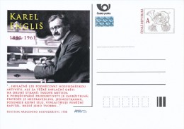 Czech Rep. / Postal Stat. (Pre2011/27) Karel Englis (1880-1961) Czech Economist And Politician - Postcards