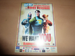 Flyer "Expo-Vente D'Originaux De Bande Dessinée - WE WANT YOU - Brest (29)" 14,8x21,2cm - Afiches & Offsets