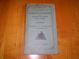 Infanterie : Exercices De Combat Avec Tir Réél : 1933 . Croquis, Schémas Dépliants En N&b. - Frankrijk