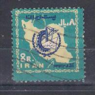 Iran  1963    Mi Nr 1166 Map  (a2p5) - Iran