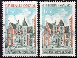 1973  -  Variété  Y&T 1759   Clos Lucé - République Française  De Couleurs Différentes  - Oblitérés - Oblitérés