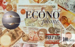 CARTE PREPAYEE  ETATS-UNIS  ECONO Phone  *100 Units - Otros & Sin Clasificación