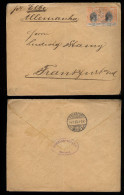 Brazil Brasil 1895 Cover MADRUGADA 200R Pair Perforation 13 !!! - Lettres & Documents