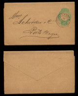 Brazil Brasil 1903 Wrapper Sao Paulo To Porto Alegre - Covers & Documents