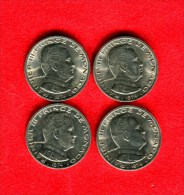 MONACO - RAINIER III  -LOT 4 X 1 FRANC 1974 - 1960-2001 Neue Francs