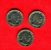 MONACO - RAINIER III  -LOT 3  X 1 FRANC 1975 - 1960-2001 Nouveaux Francs