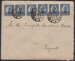 Yugoslavia 1924, Cover Rijeka To Zagreb W./postmark Rijeka - Briefe U. Dokumente