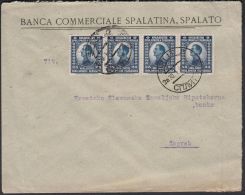 Yugoslavia 1924, Cover Split To Zagreb W./postmark Split - Brieven En Documenten