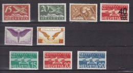 1923   N° 3-4-6-25*-12-14-16-17-18  NEUFS**   COTE  316.00 Frs.          CATALOGUE ZUMSTEIN - Unused Stamps