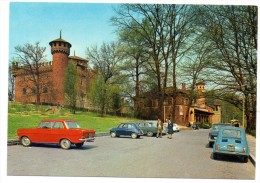 TORINO - IL CASTELLO MEDIOEVALE AL PARCO DEL VALENTINO -AUTO - C378 - Castello Del Valentino