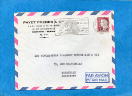 MARCOPHILIE-lettre--FM-haute Volta-cad 1959+ Flamme Caisse D'épargne- Pour Françe Timbre FM N°12 - Cartas & Documentos