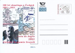 Czech Rep. / Postal Stat. (Pre2011/36) Antonin Benjamin Svojsík (1876-1938), 100 Years Of Scouting In Bohemia - Cartoline Postali