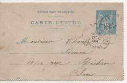 Nr. 2928,  Ganzsache  Frankreich, Paris - Cartoline-lettere