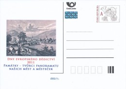 Czech Rep. / Postal Stat. (Pre2011/39) European Heritage Days 2011 (theme: City Susice) - Postcards