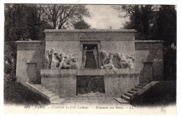 75 - Paris 20 ème - Cimetière Du Père Lachaise - Monument Aux Morts - Editeur: LL N° 670 - Arrondissement: 20