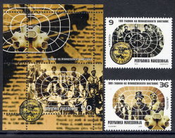 MACEDONIA 2003 Centenary Of Ilinden Rising  MNH / **.  Michel 287-88 + Block 10 - Macedonia Del Norte