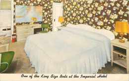 228267-Oregon, Portland, Imperial Hotel, Hotel Room Interior, King Size Beds, Linen Postcard, Colourpicture No K6010 - Portland