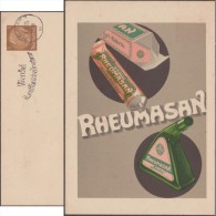 Allemagne 1935. Privatganzsache.  Rheumasan, Du Dr Reiss. Présentation En Liquide, Pommade Et Comprimés. - Farmacia