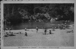 Delcampe - CP TOURNON SUR RHONE - DOUCE PLAGE - L'HEURE DU BAIN - ANIMEE - Tournon