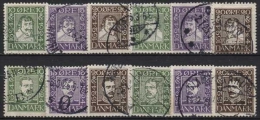 Dänemark 131/42 Gestempelt 300 Jahre Dänische Post - Revenue Stamps