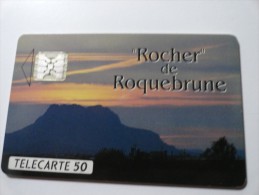 RARE : ROQUEBRUNE LE ROCHER USED CARD ISSUE 1000EX - Privat