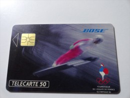RARE : BOSE JEUX OLYMPIQUES 4 SAUT A SKI USED CARD ISSUE 1000EX - Privat