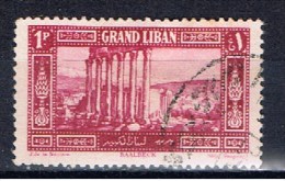 RL+ Libanon 1925 Mi 62 Baalbek - Used Stamps