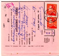 Bulletin De  NON Paiement De SPY (02.04.1959) - Dokumente