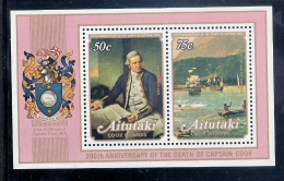 011105 Sc 172a MNH 200TH DEATH ANNIVERSARY CAPTAIN COOK - Aitutaki