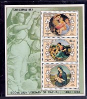 011206 Sc 318 MNH CHRISTMAS 1983 RAPHAEL ART/PAINTING/RELIGOUS - Aitutaki