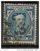 Timbres - Espagne - 1876 - 10P - 1876 - N° 175 - - Used Stamps