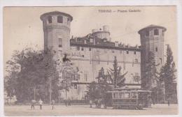 CPA  TORINO, PIAZZA CASTELLO En 1914!! - Plaatsen & Squares