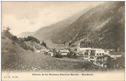 SUISSE-MONTREUX-MONTBOVON-HAUT INTYAMON-ALBEUVE-CHEMIN DE FER MONTREUX OBERLAND BERNOIS - Albeuve