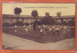 Carte Postale 59. Wormhoudt Le Préventorium  Les Jardins à L'entrée  Trés Beau Plan - Wormhout