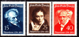 Danzig 1938 Fi 279-81 Mint Never Hinged - Ungebraucht