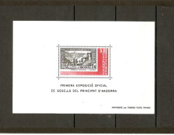 ANDORRE BLOC  N° 1  NEUFS ** MNH LUXE - Hojas Bloque