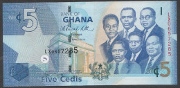 GHANA :  5  Cedis - 2010  - P38 - UNC - Ghana