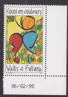 Wallis & Futuna 1995 Cocos En Couleurs 1v (corner+printing Date) ** Mnh (18535) - Ungebraucht